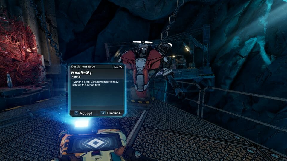 Fire In The Sky: Borderlands 3 Side Mission Guide