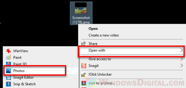 how to rotate pictures in windows photo viewer