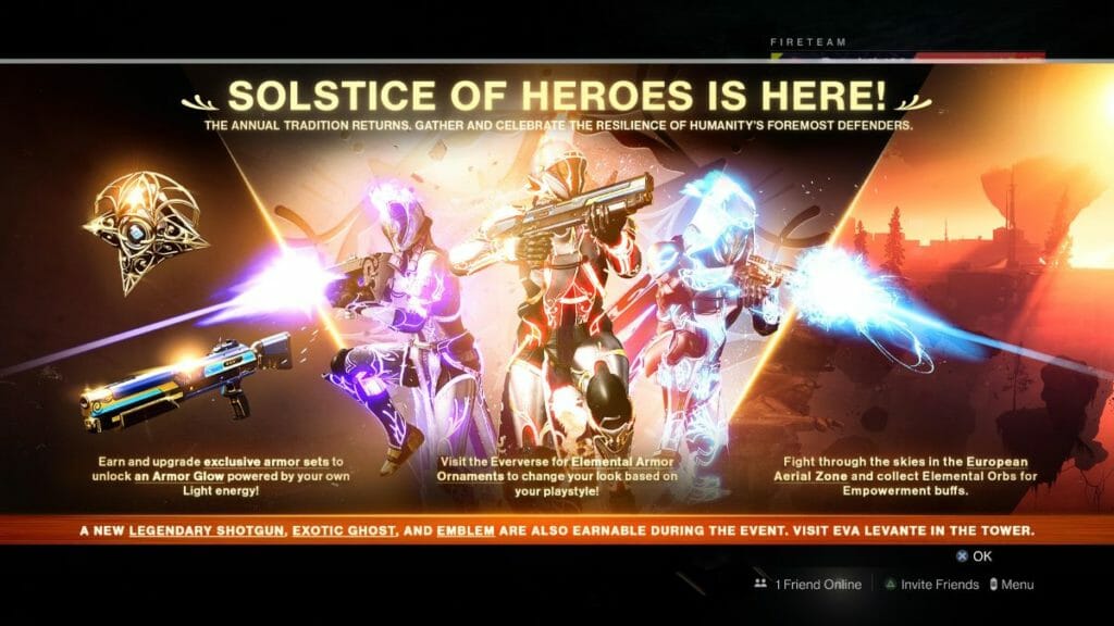 Destiny 2&#8217;s Solstice of Heroes Event Explained