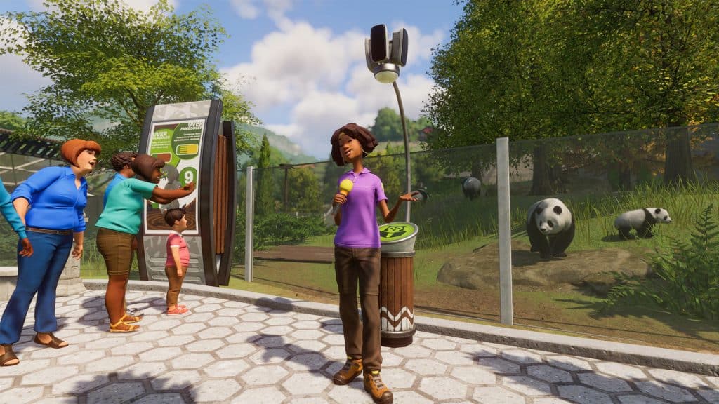 using animal talks in planet zoo to raise education