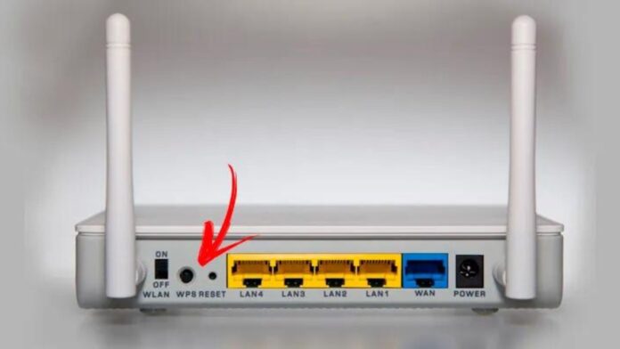 where is wps button on verizon router