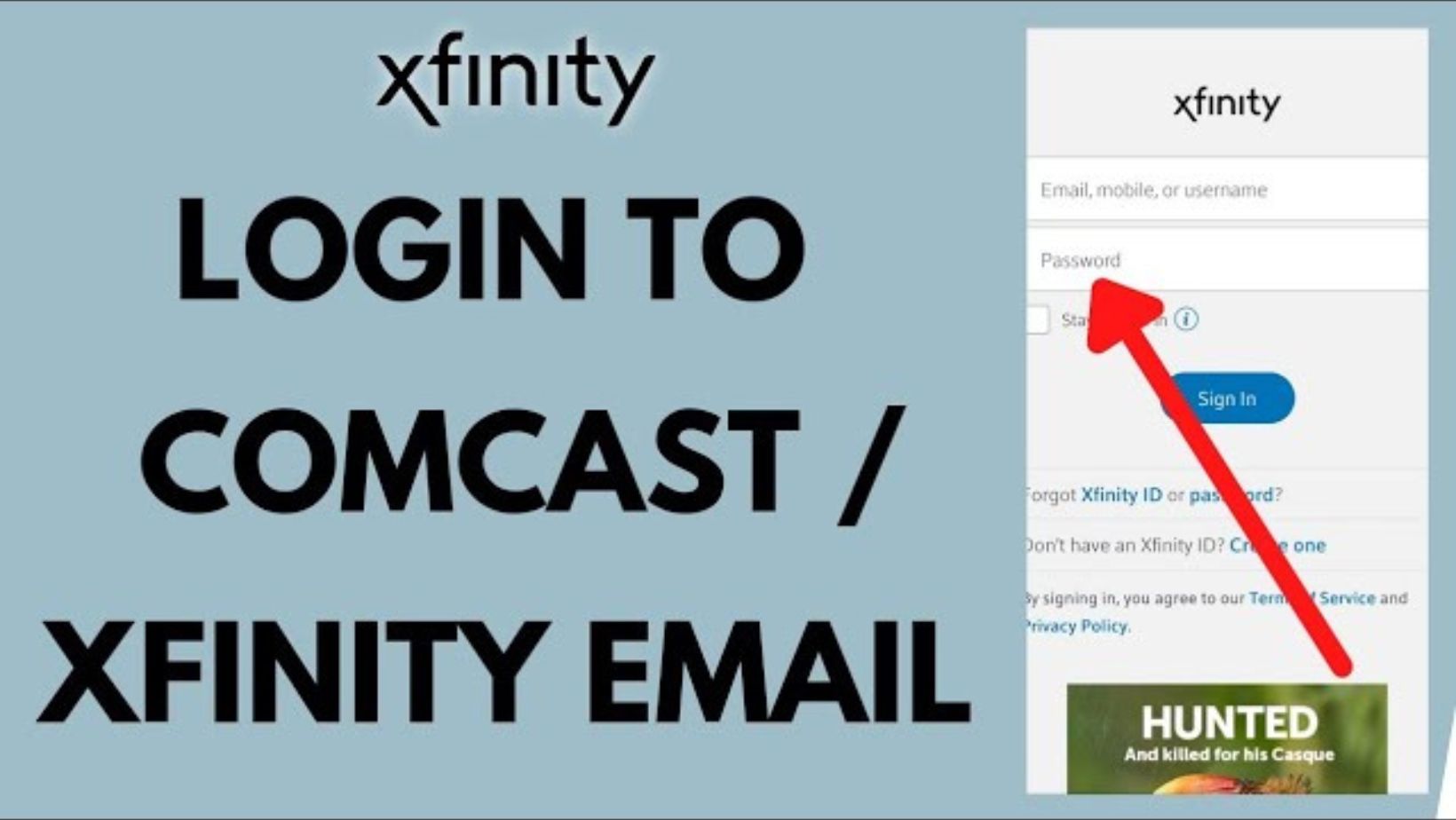 myxfinity.com email