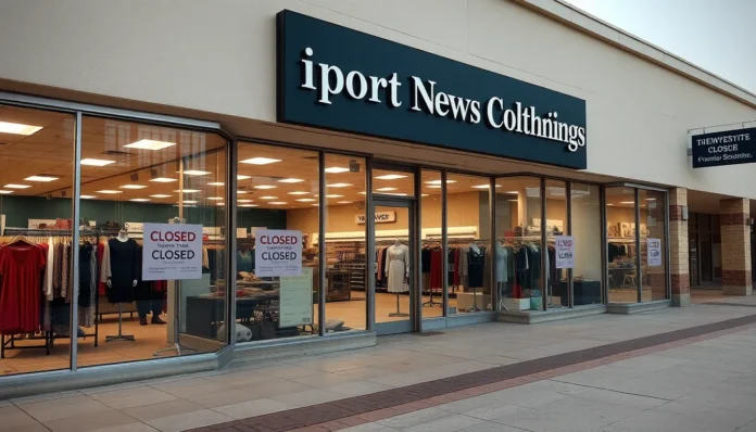 newport news clothing out of business