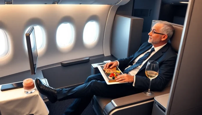 economy or business class